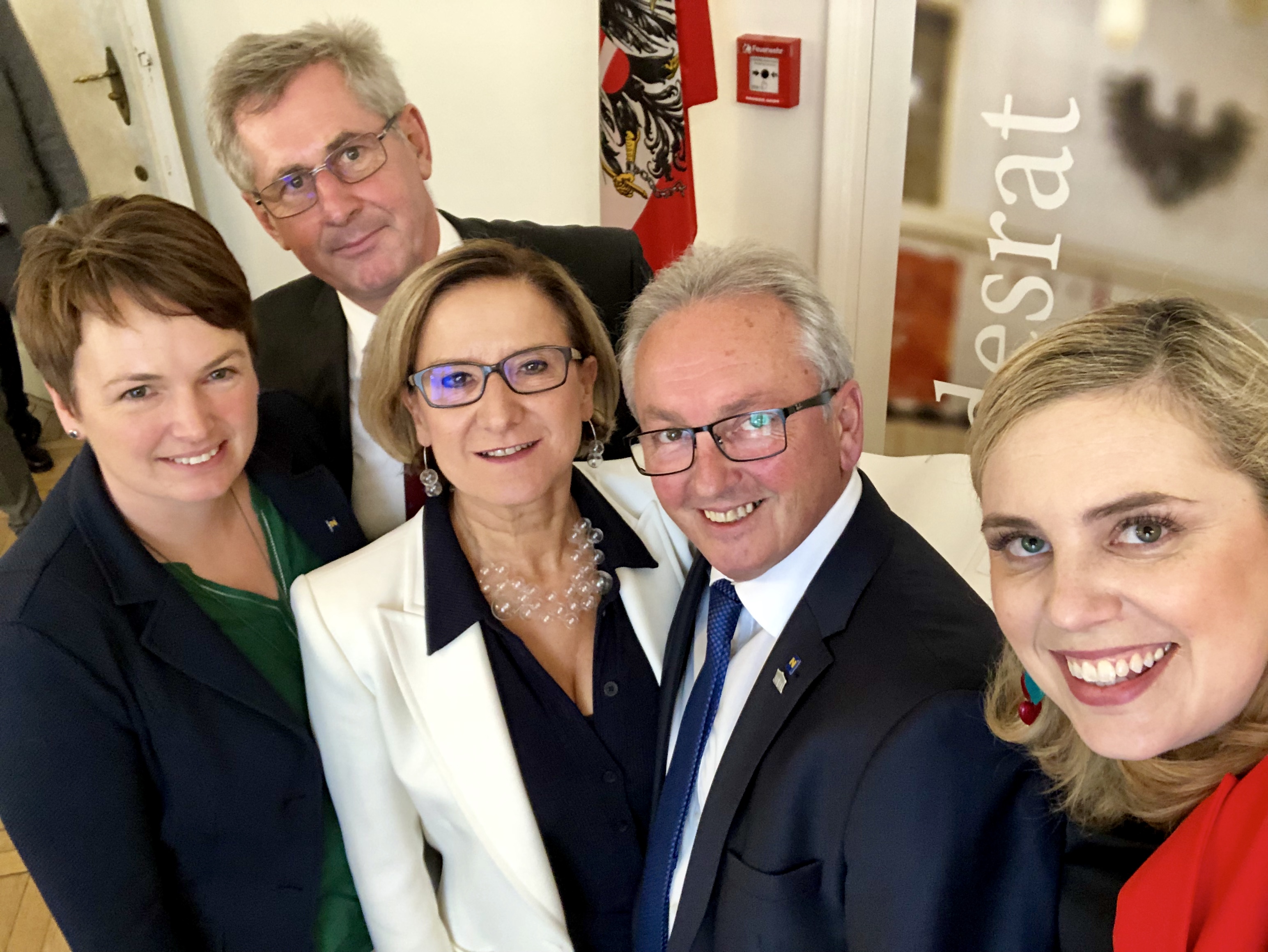 Selife im Bundesrat mit LH Mikl-Leitner Selife im Bundesrat mit LH Mikl-Leitner