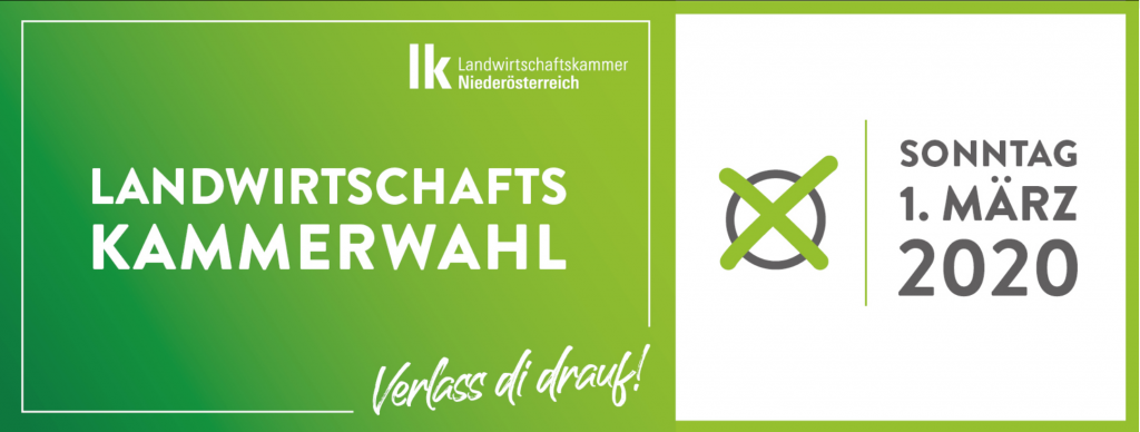 Landwirtschaftskammerwahl - 01.03.2020 Landwirtschaftskammerwahl - 01.03.2020