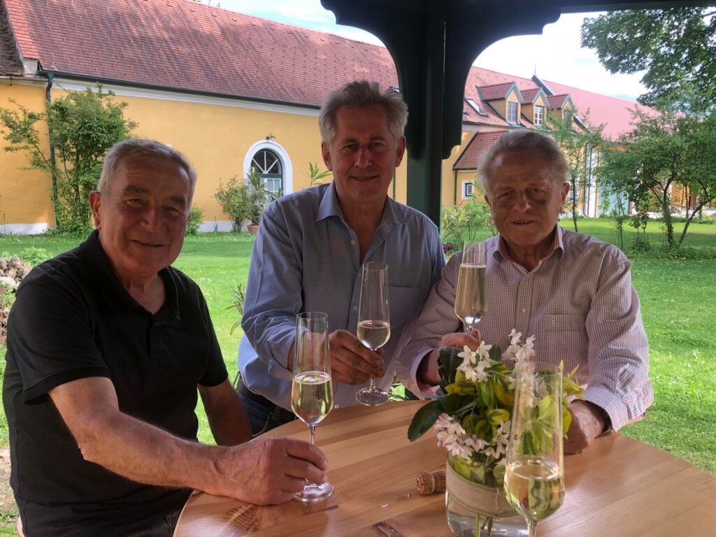 Seniorenbund Obmann Ernst Birnbaumer, BR Martin Preineder und Altlandesrat Franz Blochberger 